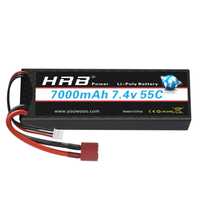 HRB LiPo 2S 7000mAh 55C hard case батарея