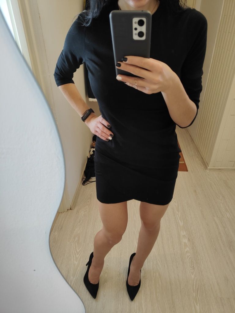 Czarna sukienka damska Topshop rozmiar S świata sylwester wigilia