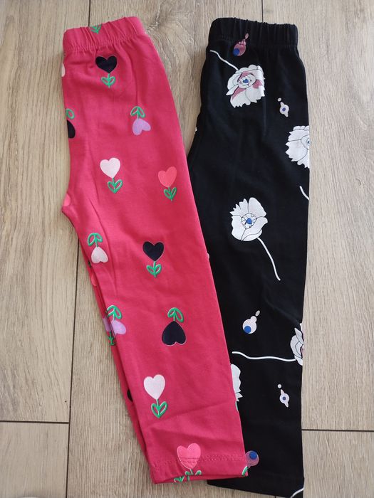 Zestaw legginsów rozm 116