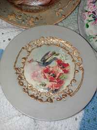 Декоративні настінні тарілки розписні майоліка кераміка тарелка рисуно