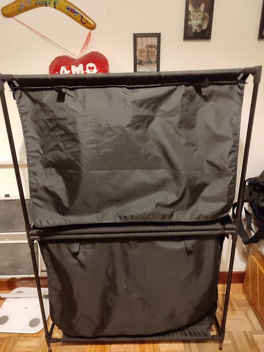 Sapateira com muita arrumação