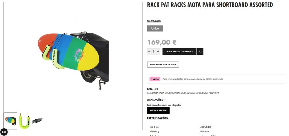 Suporte prancha de surf - pat-rack’s