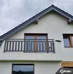 Balustrada balkonowa Prestige aluminium taras balkon barierka