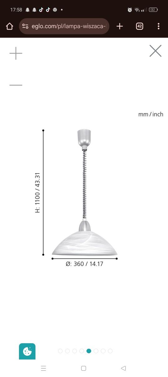 Lampa wisząca LORD 2 Eglo