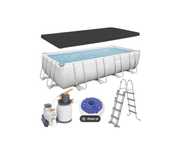 Basen Ogrodowy Bestway 56466  Pompa Piaskowa Chlor 549x274x122cm