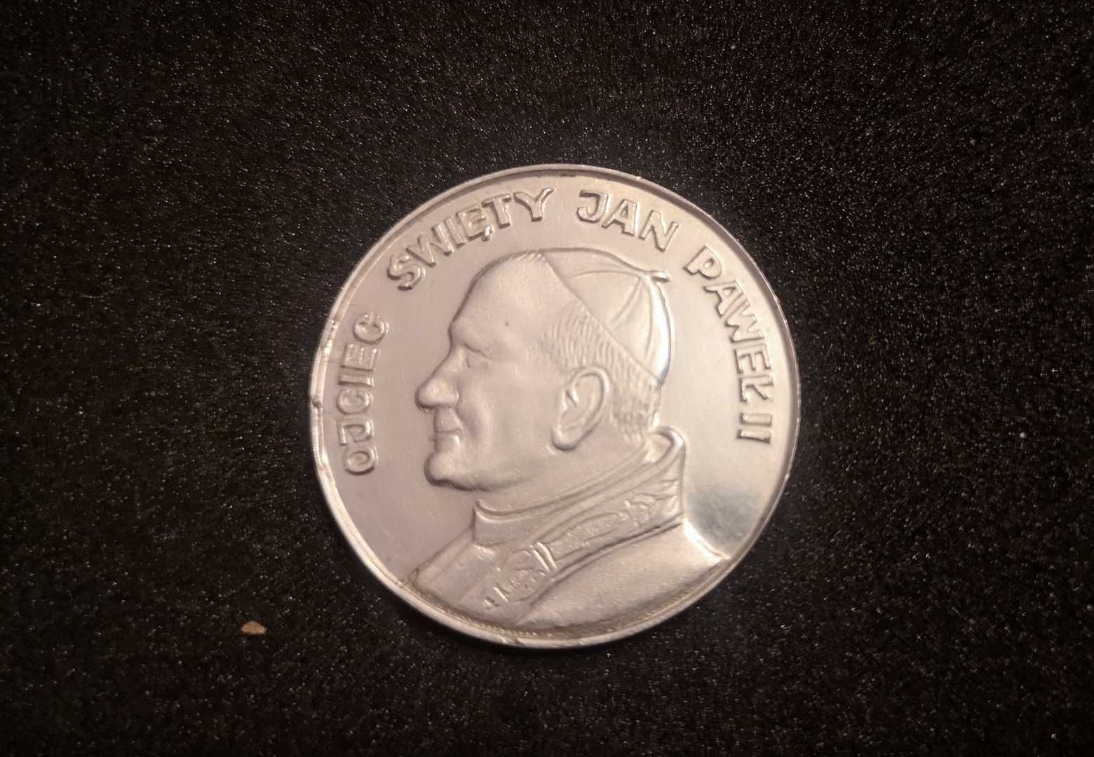 Srebrny medal z Papieżem