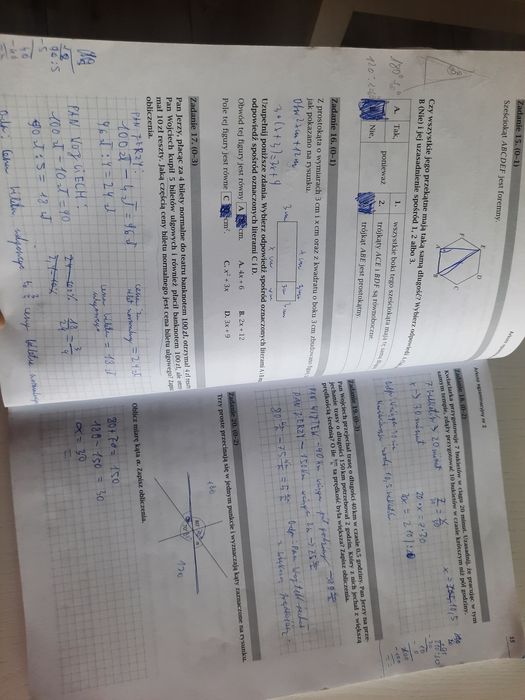 Matematyka przygotowanie do egzaminu zestaw zadań