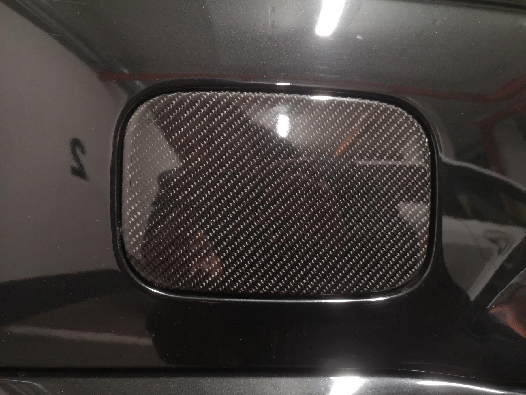 E46 prawdziwy  carbon  klapka wlewu paliwa  sedan touring coupe cabrio