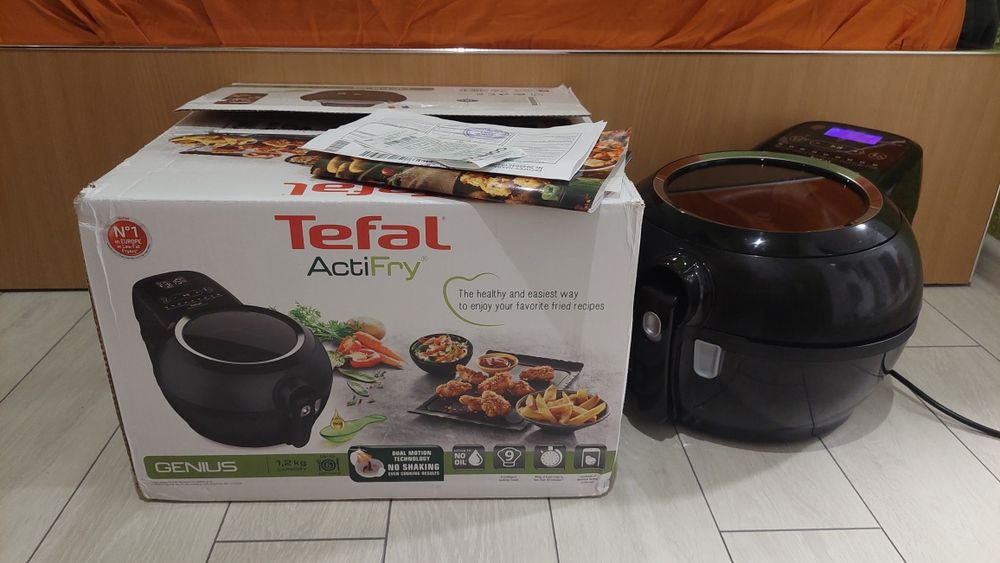 Мультипіч аерогриль  тефаль tefal genius аерофритюр фретюр