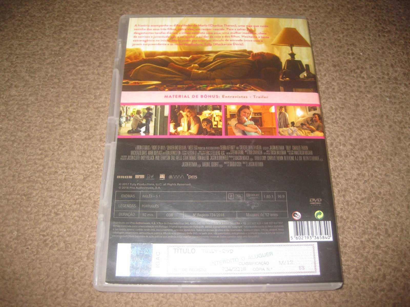 DVD "Tully" com Charlize Theron