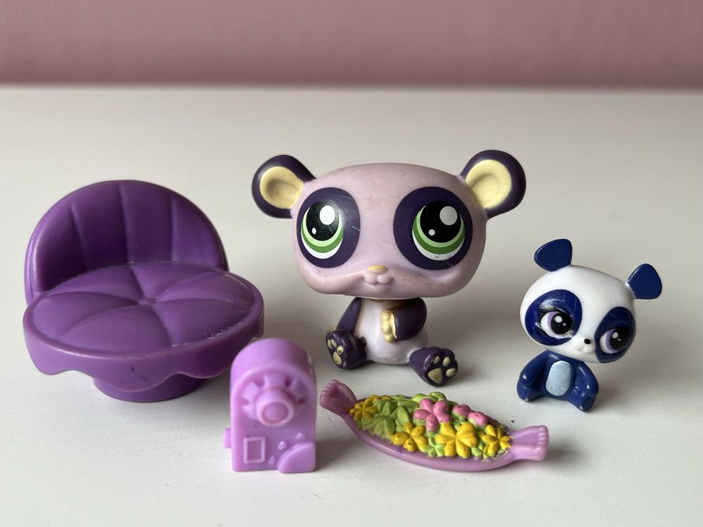 Littlest Pet Shop zestaw 25 panda LPS Hasbro