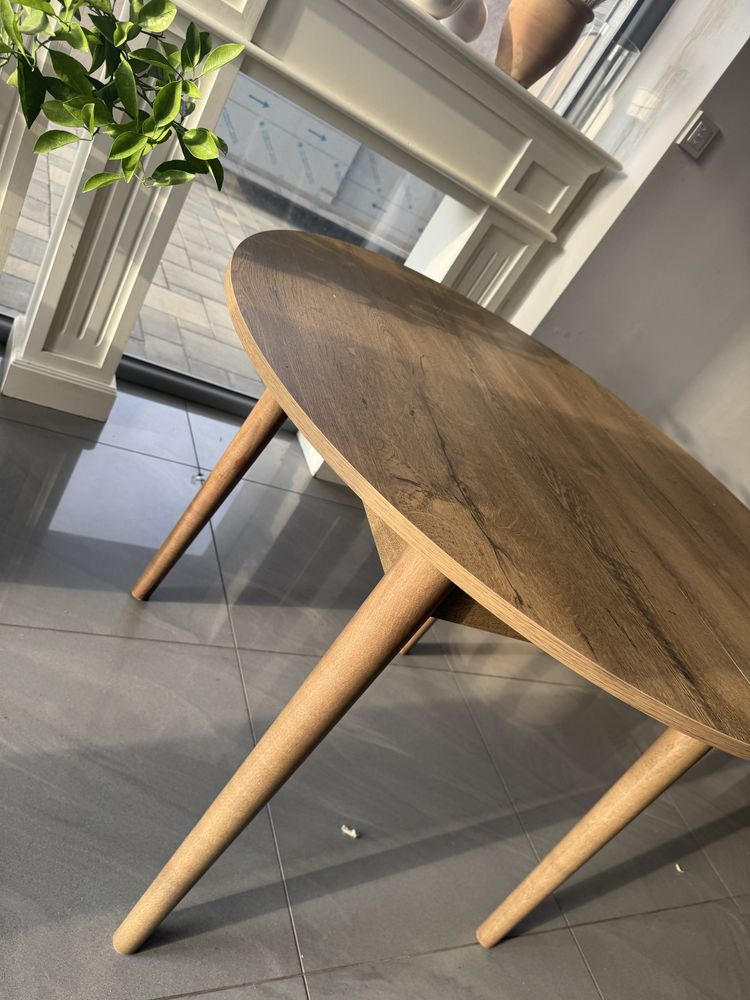 Stół FI 100 cm RÓŻNE WYBARWIENIA drewna