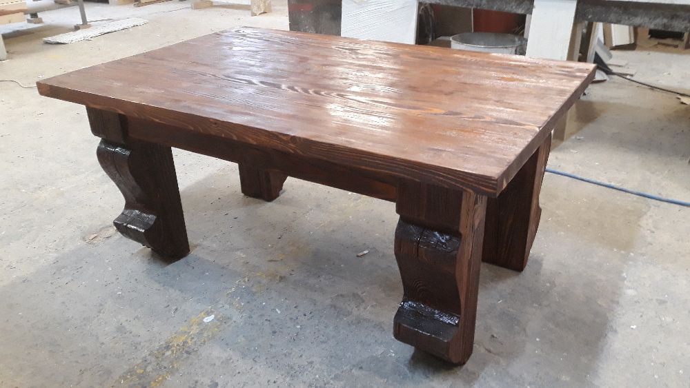 stolik - stare drewno