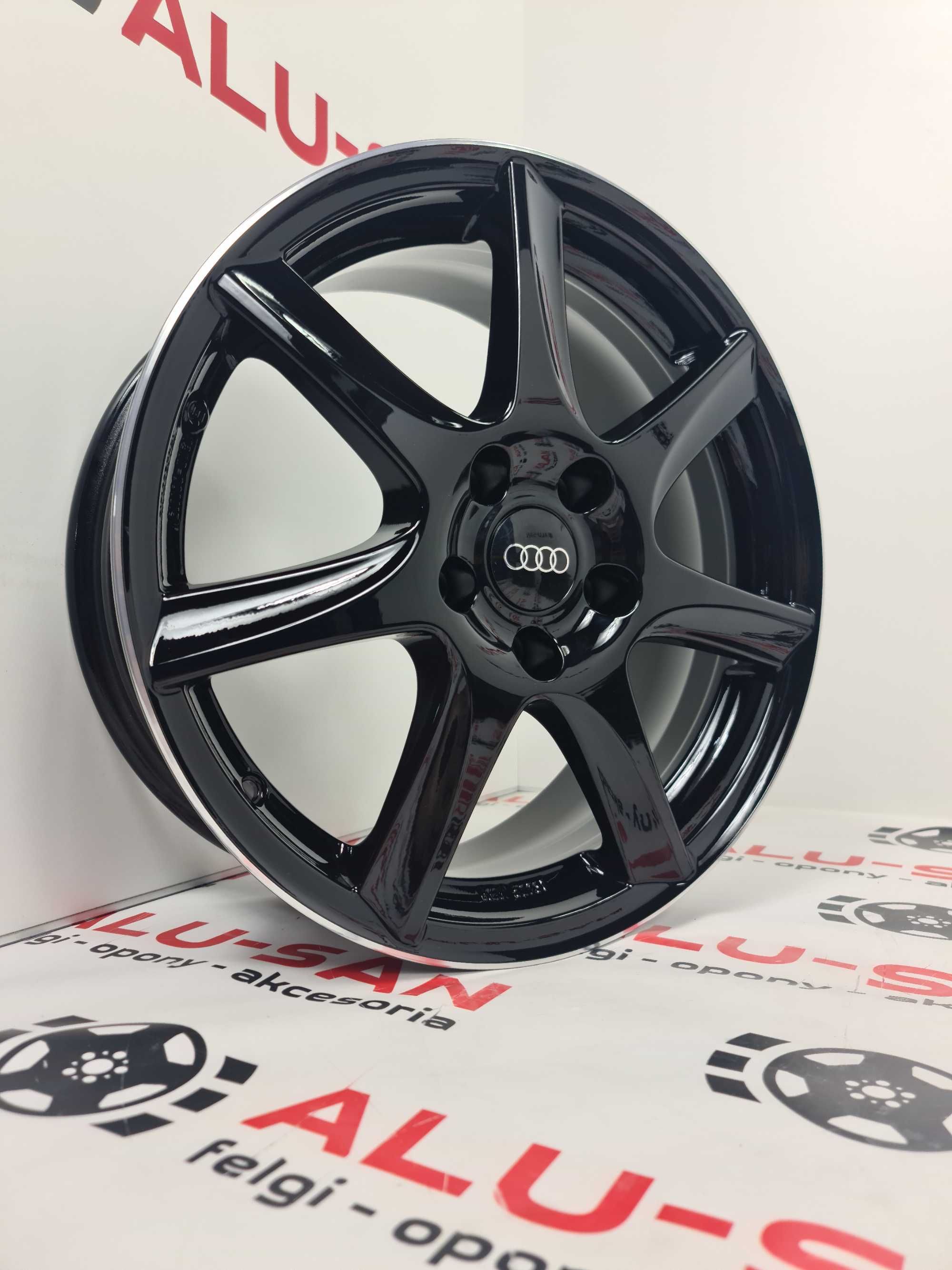 NOWE Alufelgi AUDI 17" 5x112 A3 8P0 8V0 8V5 A4 B5 B6 B7 A6 Czarne