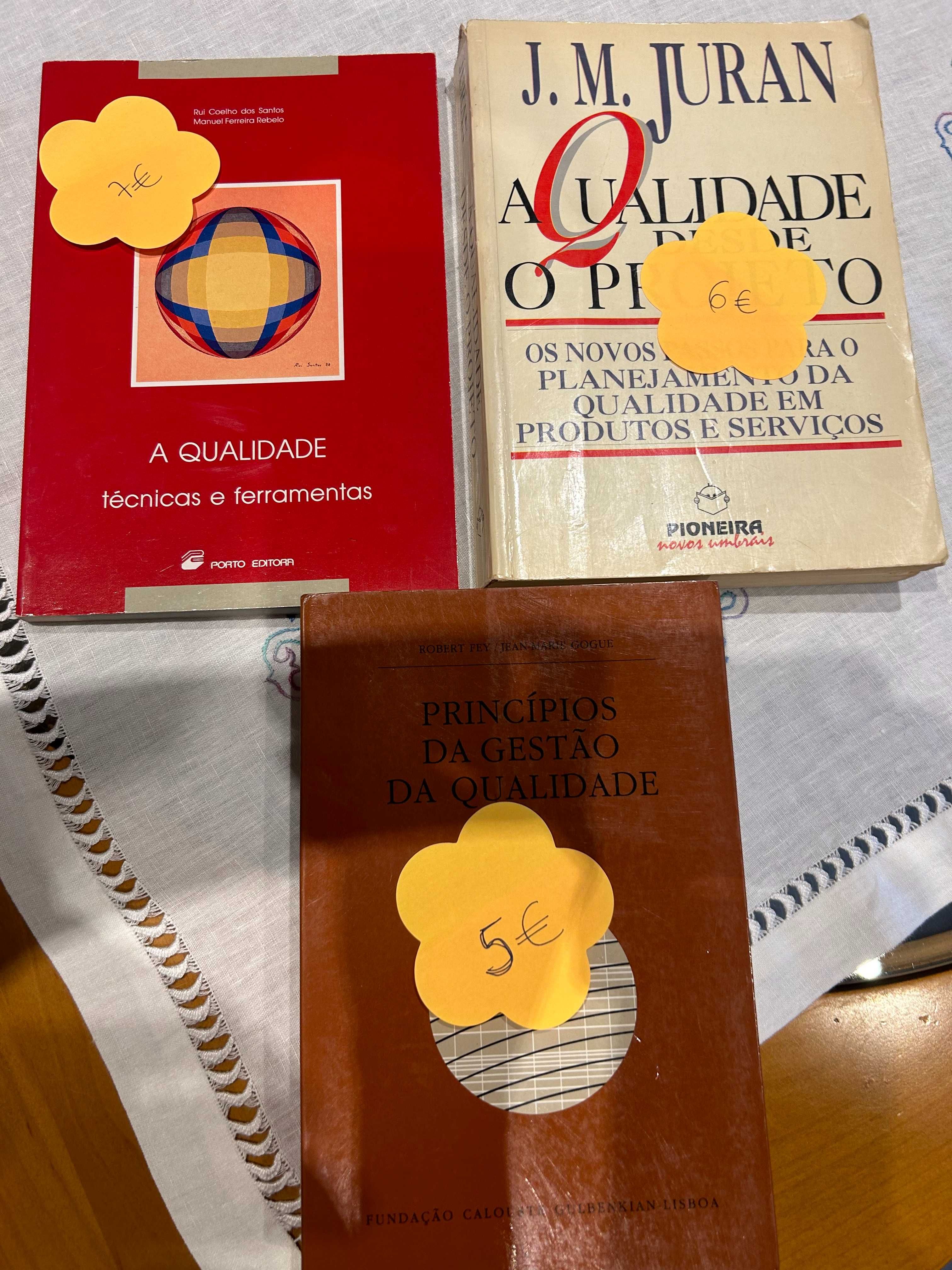 Livros Técnicos: Gestão da Qualidade / valor unitário na foto