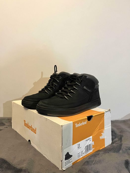 Buty Zimowe Timberland Davis Square Mid Black Nubuck