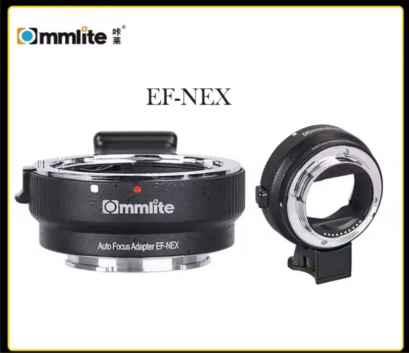 Adaptador Commlite AF de Lentes Canon EF e EFs para Sony E