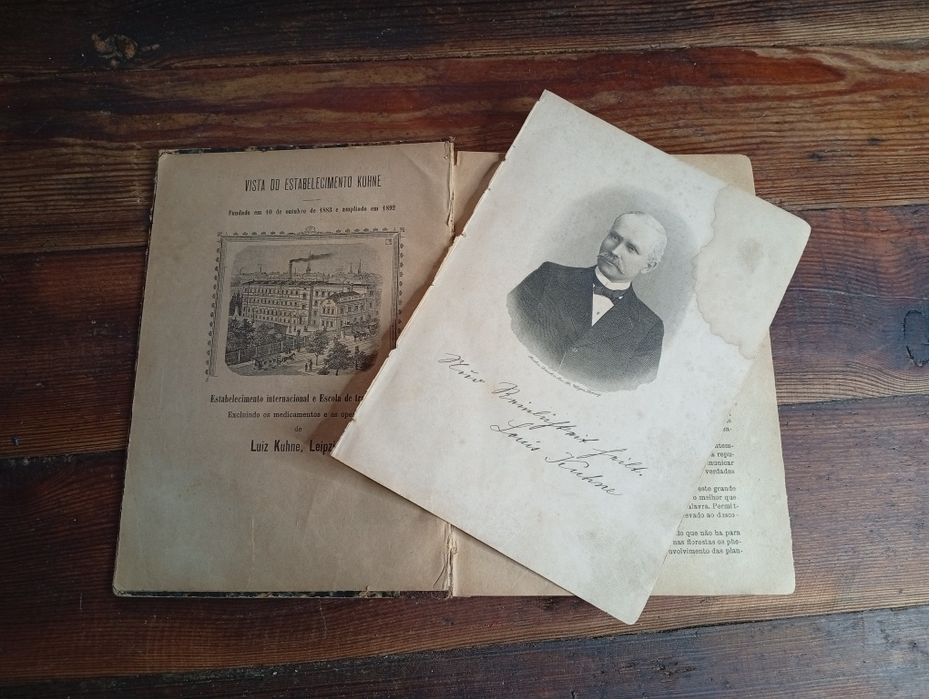 Livro antigo “A Nova Sciencia de Curar” – Luiz Kuhne (5ª edição)