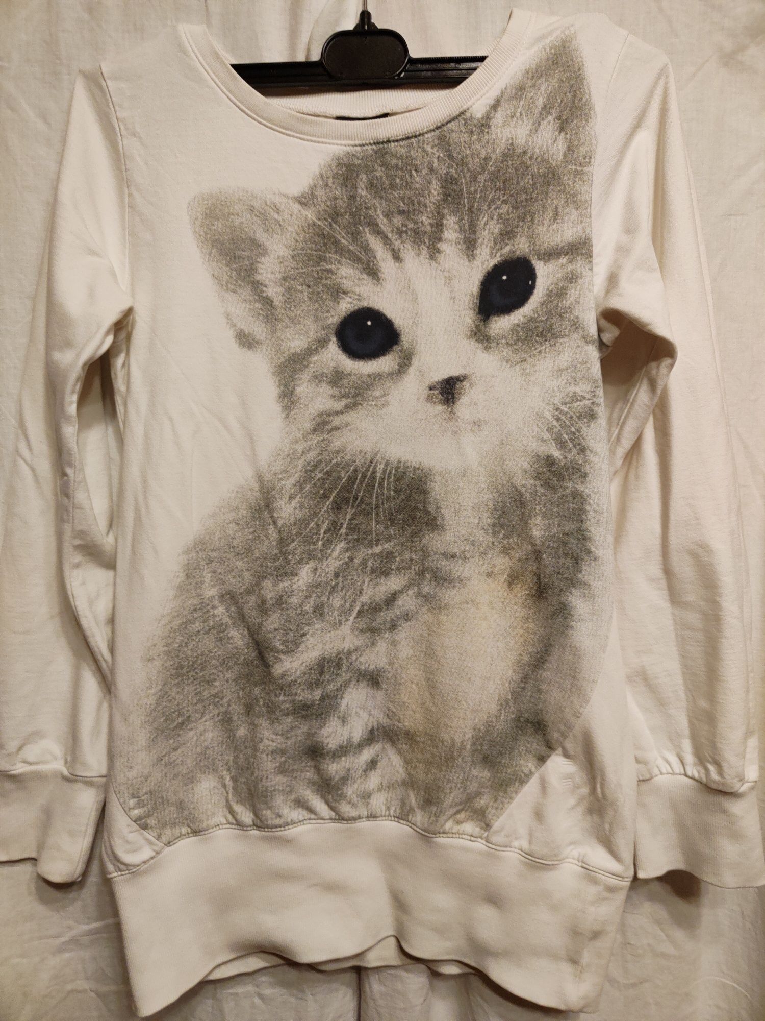 Bluza z kotkiem dla dziewczyn 158-164