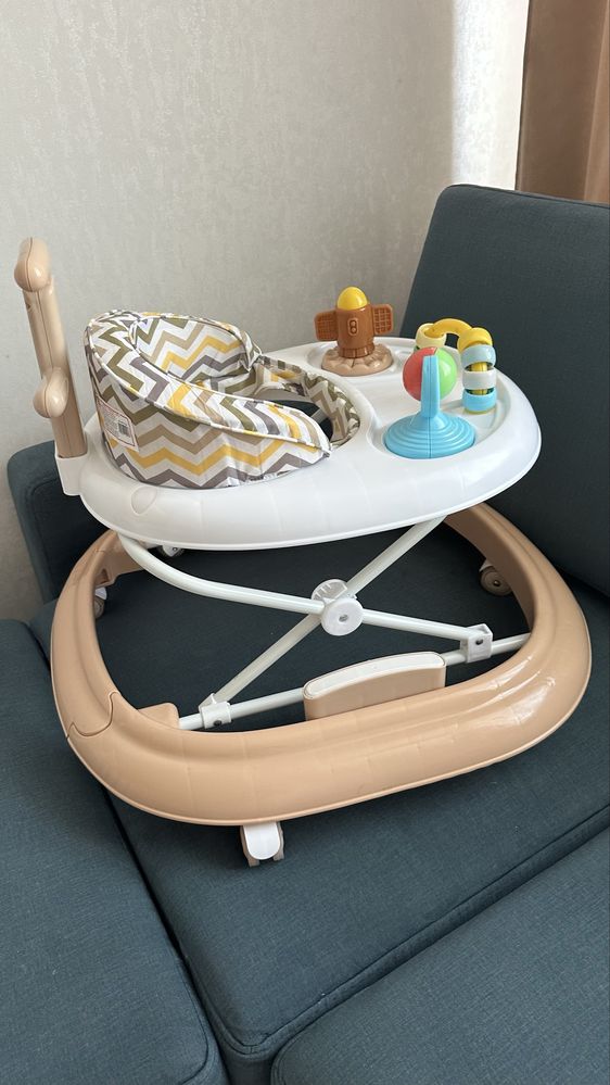 Ходунки 3 в 1 Carrello Eterno CRL-9607 Beige