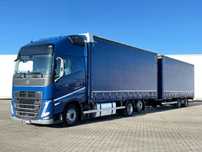 Volvo FH 460 / ZESTAW TANDEM 120M3 / PRZEJAZDOWY / SALON PL  serwisowany dokowanie wózków widłowych