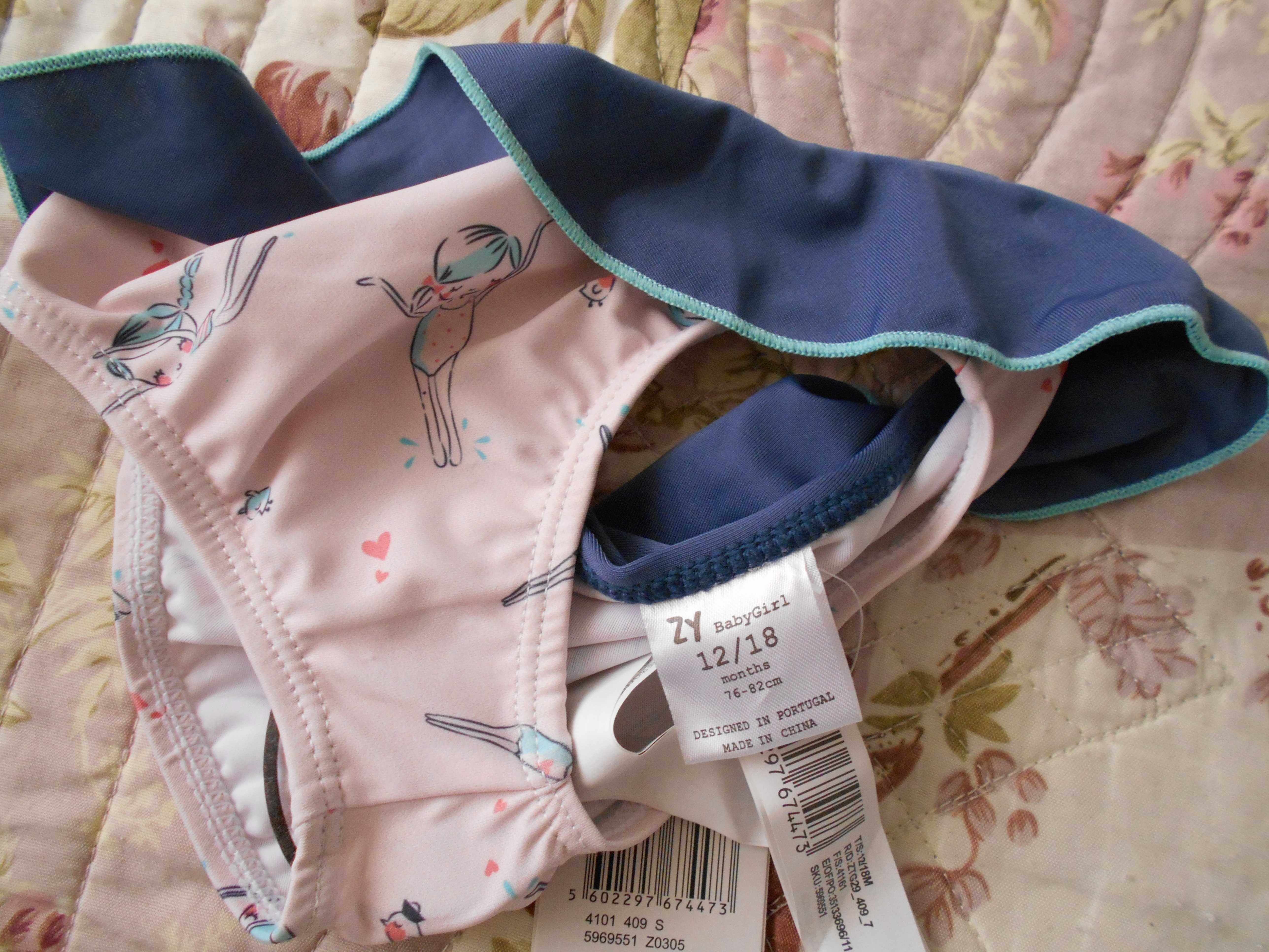 Bikini cueca Novo Bebé 12-18 meses Zippy Folhos