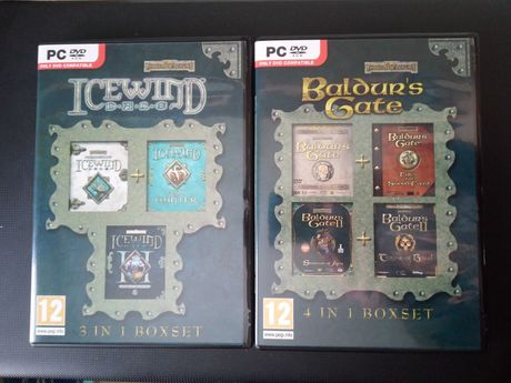 Kolekcja gier Baldur's Gate i Icewind Dale w języku angielskim