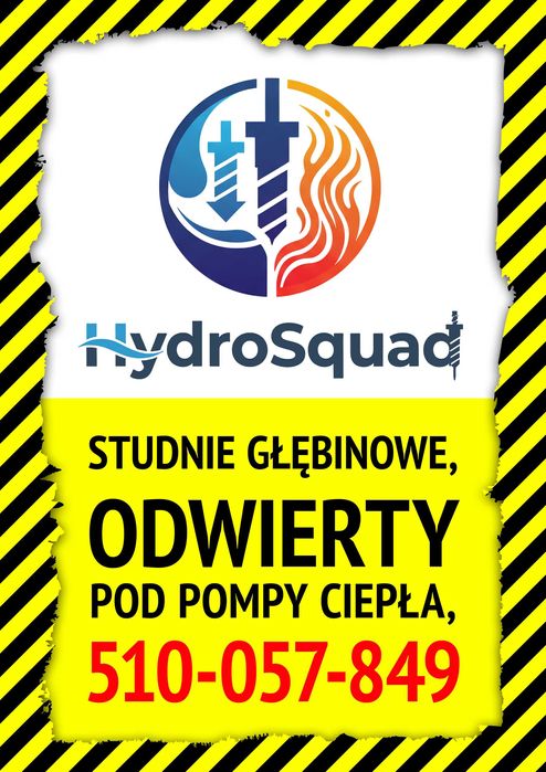 Studnie głębinowe i odwierty geotermalne / pod pompy ciepła do 100 m