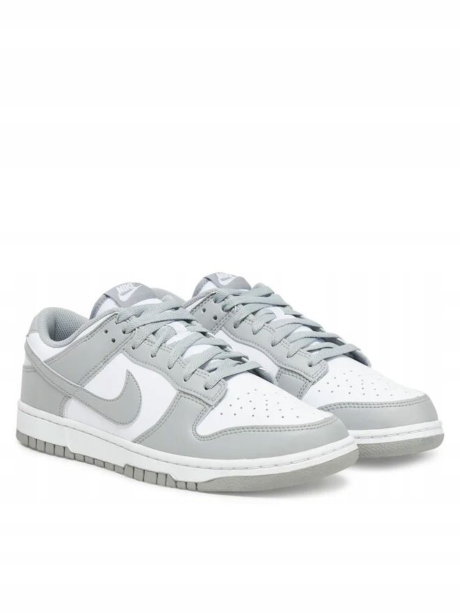 Nike 46 Buty Męskie Dunk Low Retro Sneakersy Szare Skórzane T42