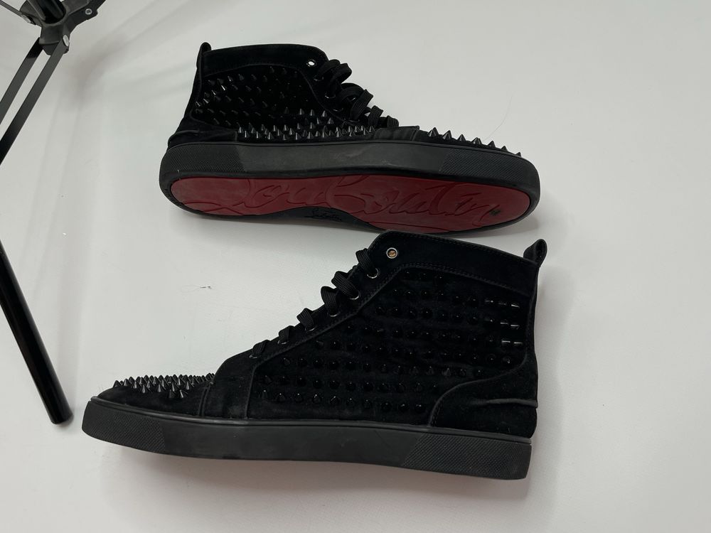 Кеди christian louboutin з шипами лабутен rick owens maison mm6 balenc