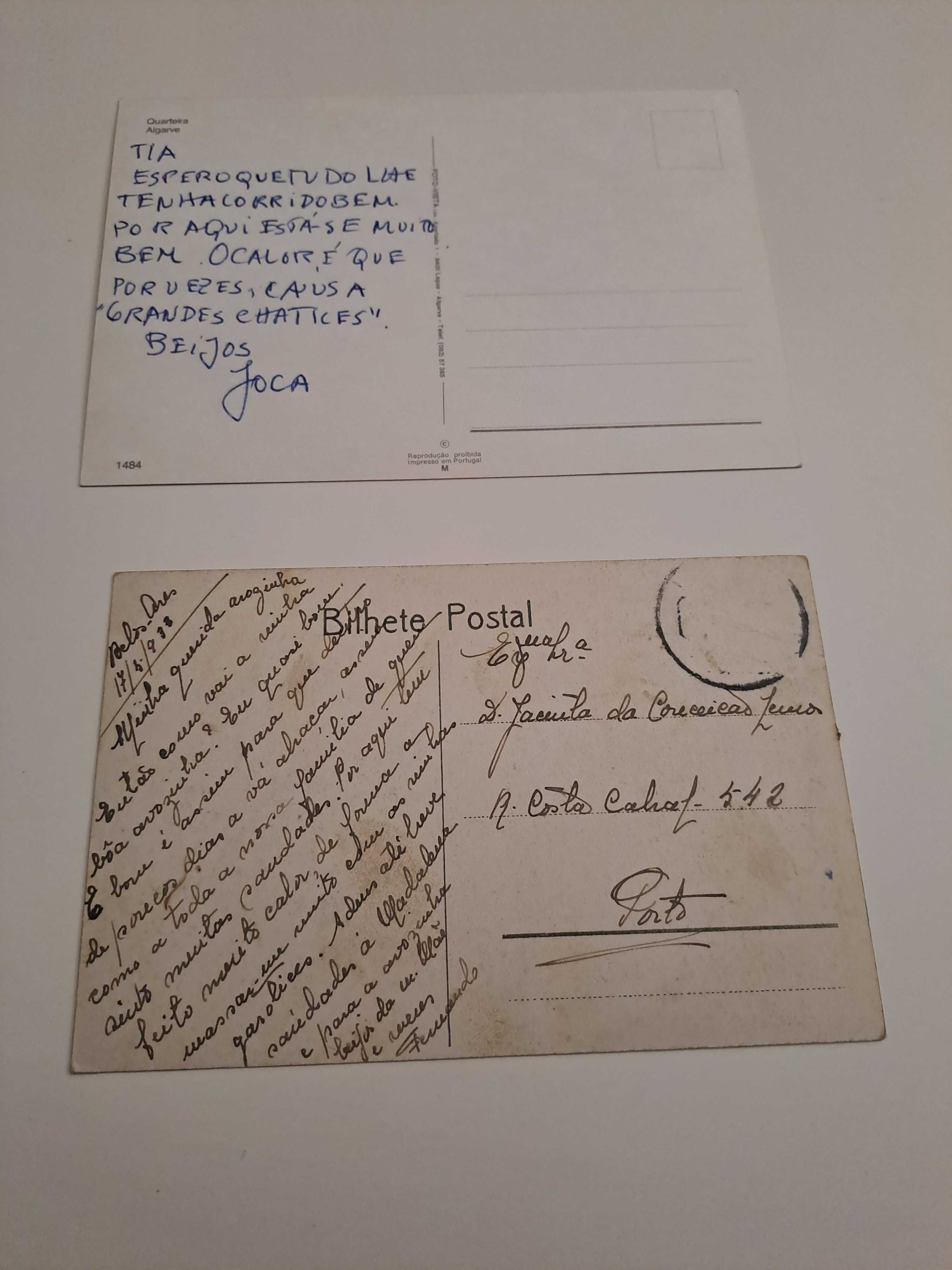Postais de locais Portugueses (escritos)