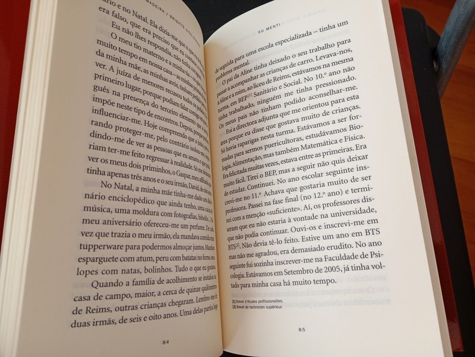 Livro " Eu menti"