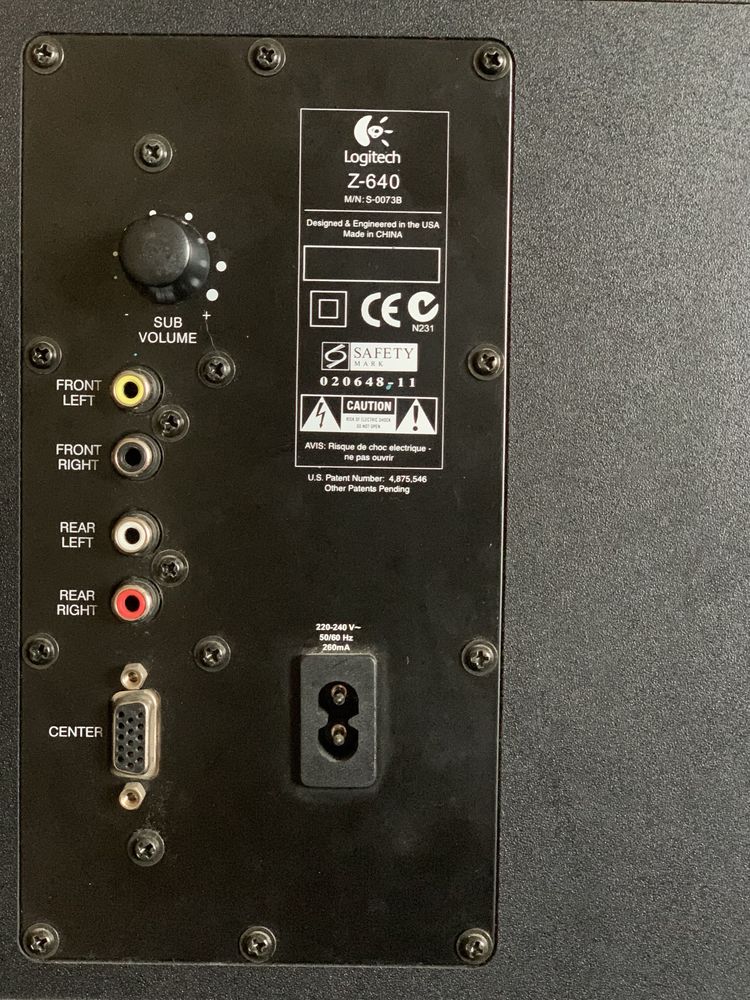 Zestaw głośników Logitech Z-640 5.1