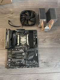 Zestaw komputer MSI Z370 SLI PLUS Intel i5 8600k gtx 1060 be quiet 11