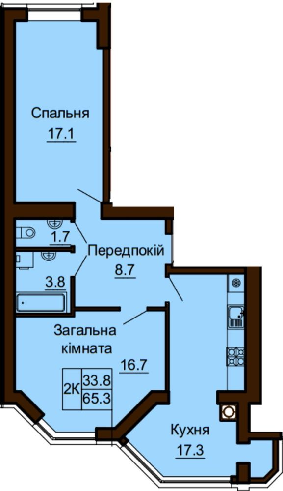 65 кв.м. ЖК Софія Розстрочка . Державні програми.