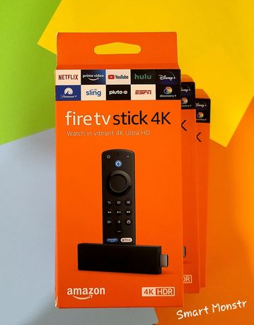 Смарт тв приставка Amazon Fire TV stick 4K | Netflix UHD | prime video