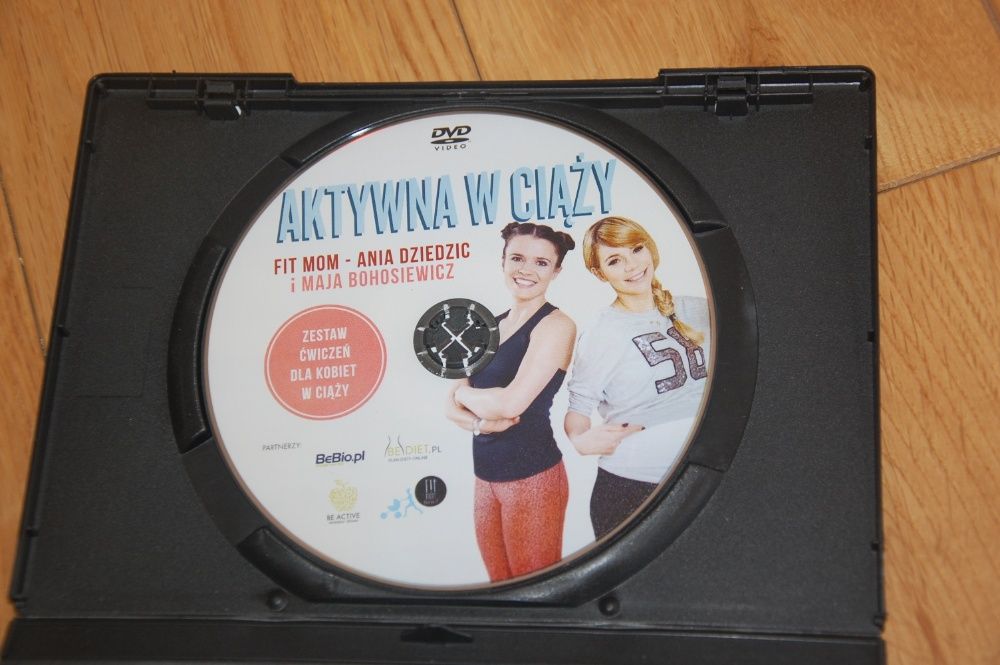płytka dvd ćwiczenia dla ciężarnych j.nowa