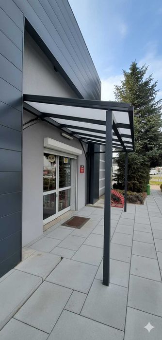 Zadaszenie na taras, Pergola, Poliwęglan komorowy, Dach 4 x 3 m