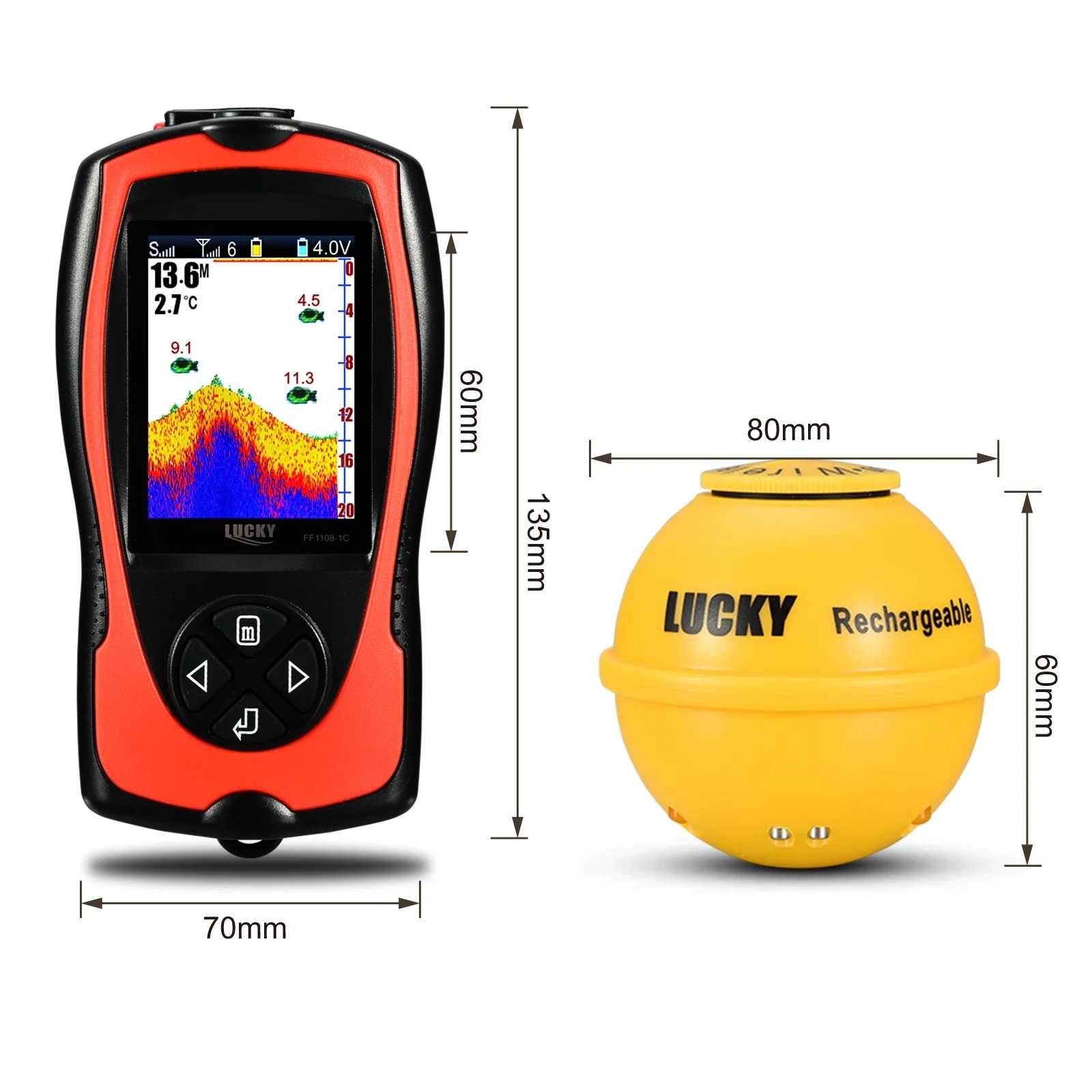 Ехолот бездротовий Lucky FF1108-1CWLA
