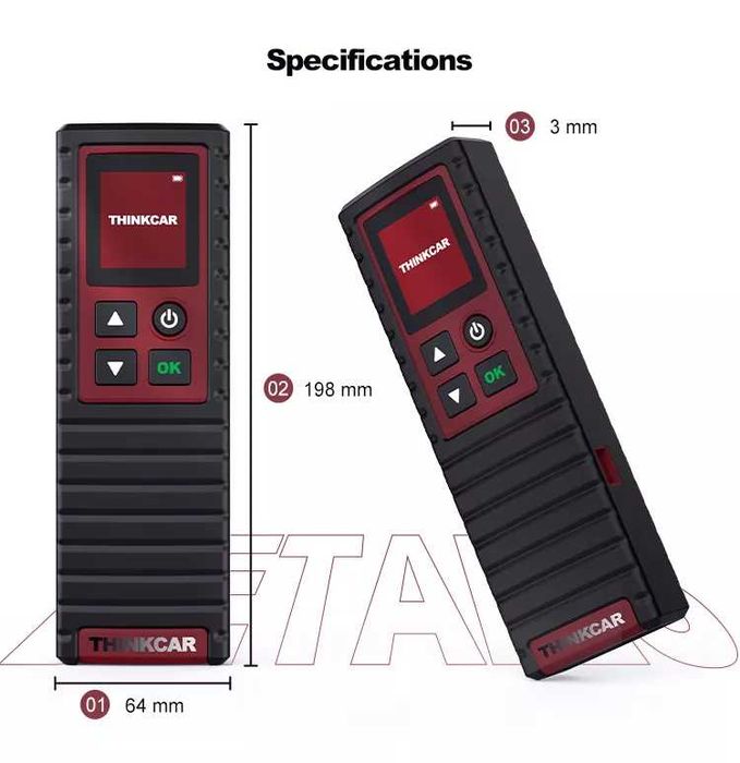 ThinkCar T-Wand 200 Programador Válvulas TPMS + Kit 4 Válvulas (NOVO)