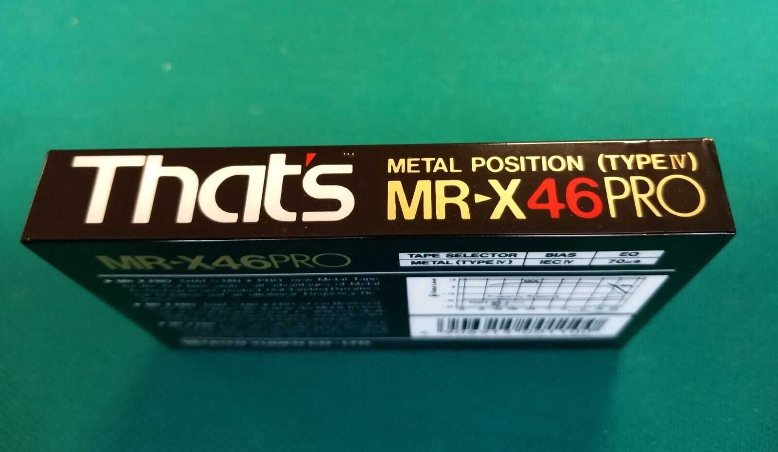 Thats MR-X46PRO kasety audio Metal (Made in Japan) Nowe