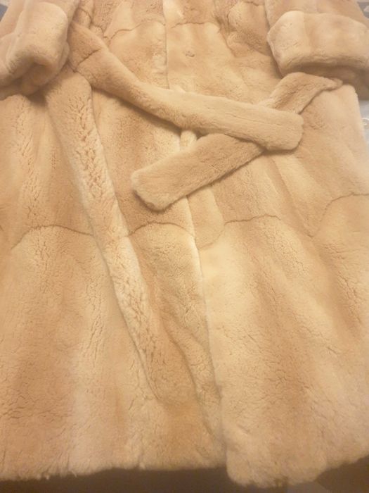 Casaco de vison camel