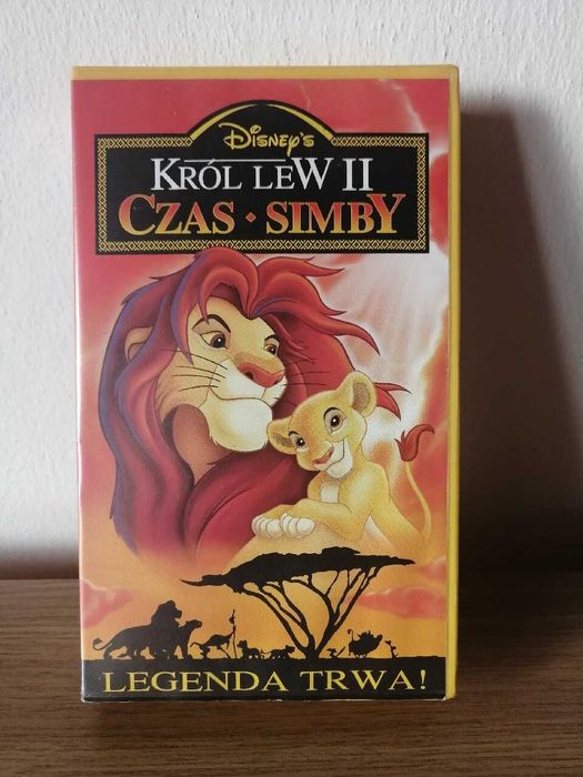 Król Lew 2 - czas Simby. Kaseta video.