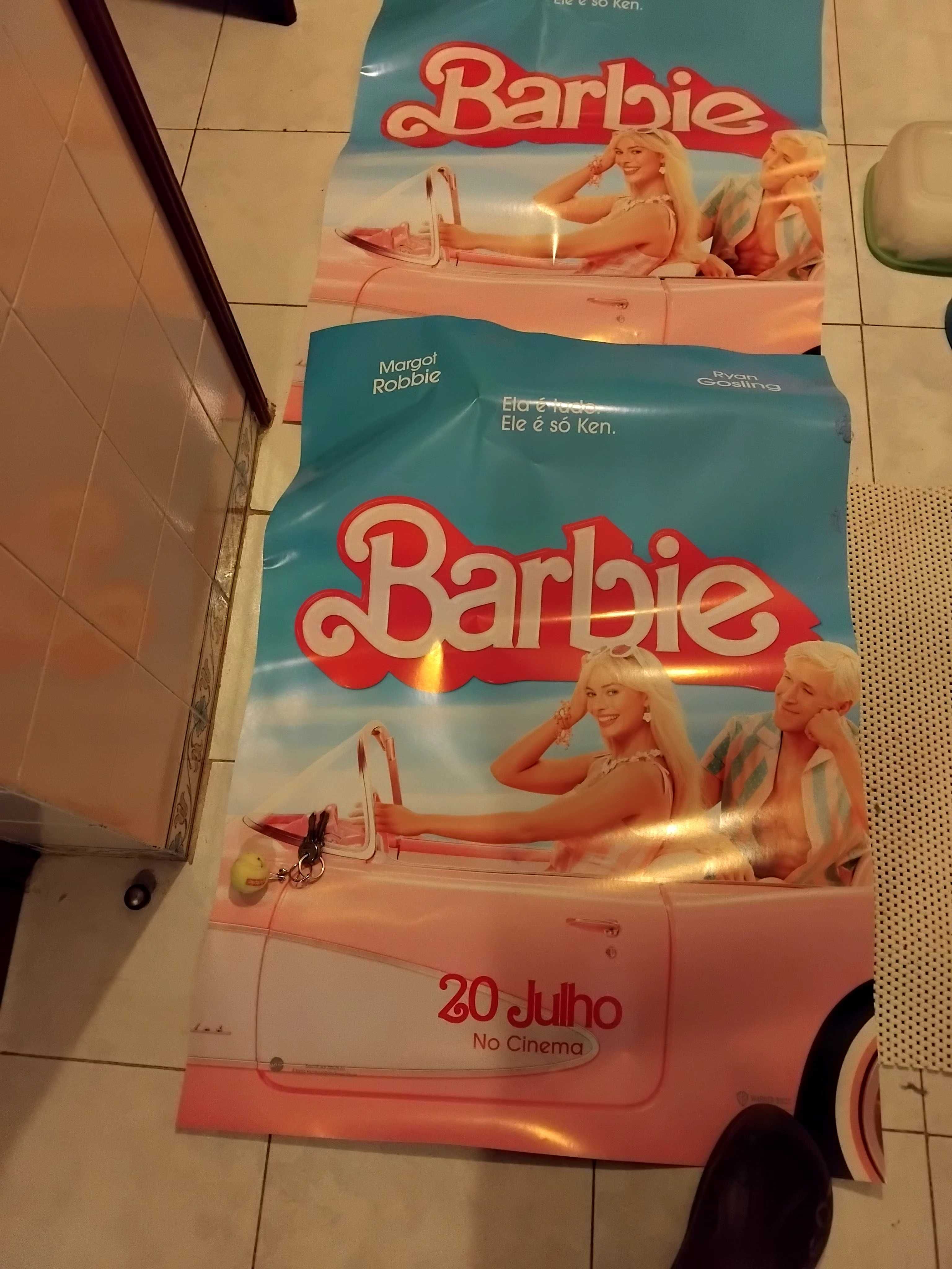 2 cartazes poster de cinema filme Barbie