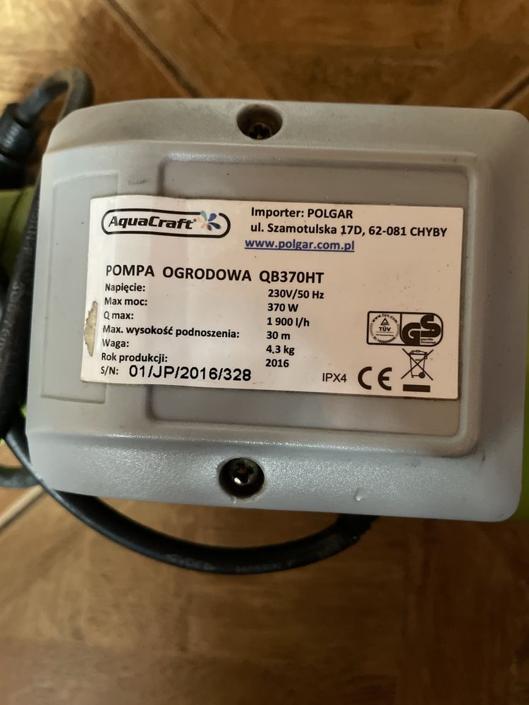 Pompa ogrodowa QB 370HT