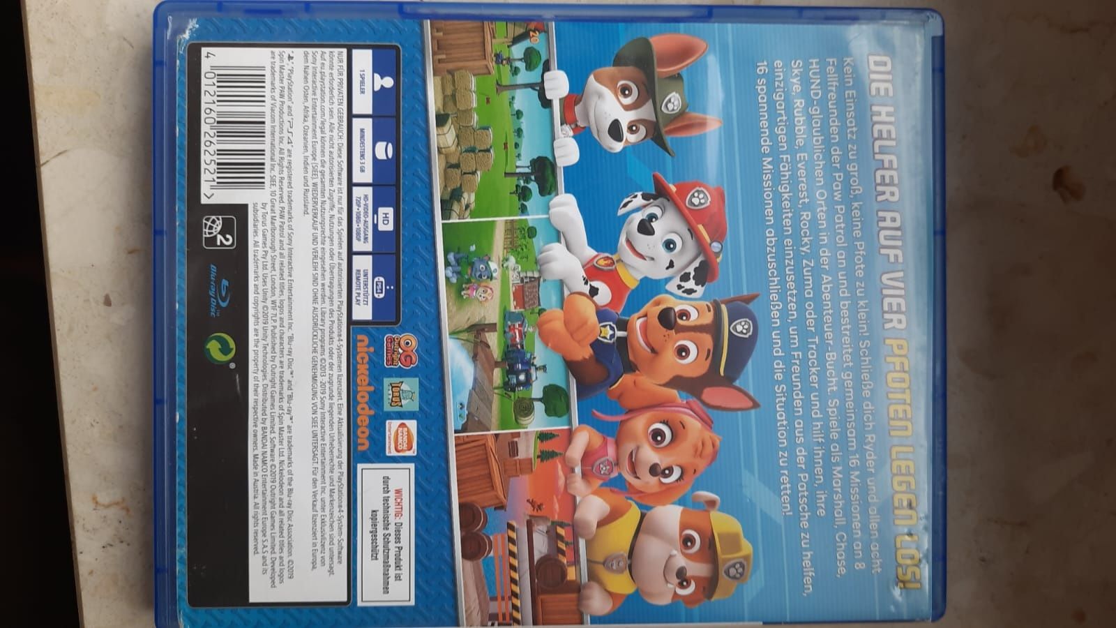 Gra na ps4 paw patrol psi patrol