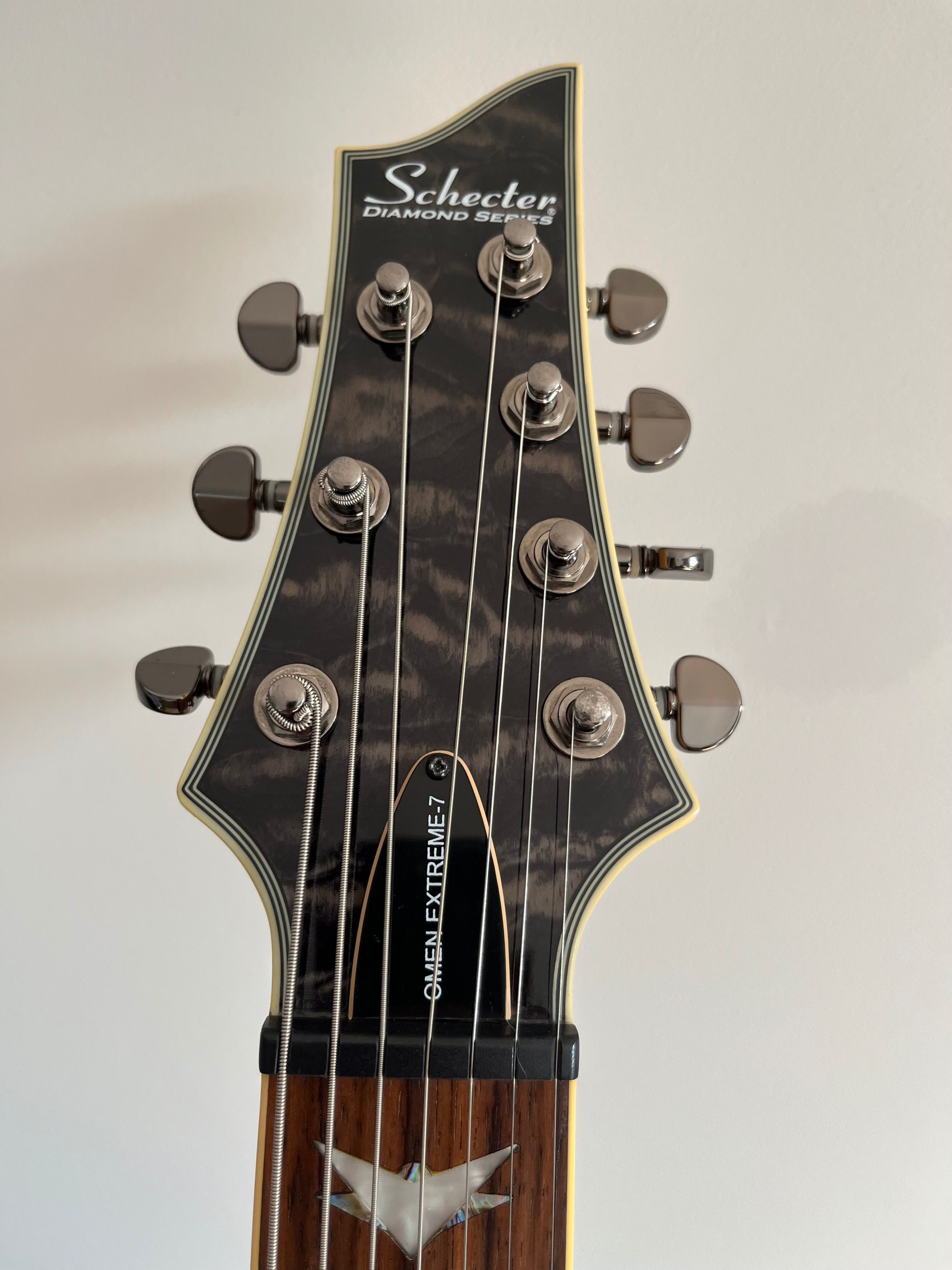 Schecter Omen 7 Extreme - Seymour Duncan Sentient / Nazgul