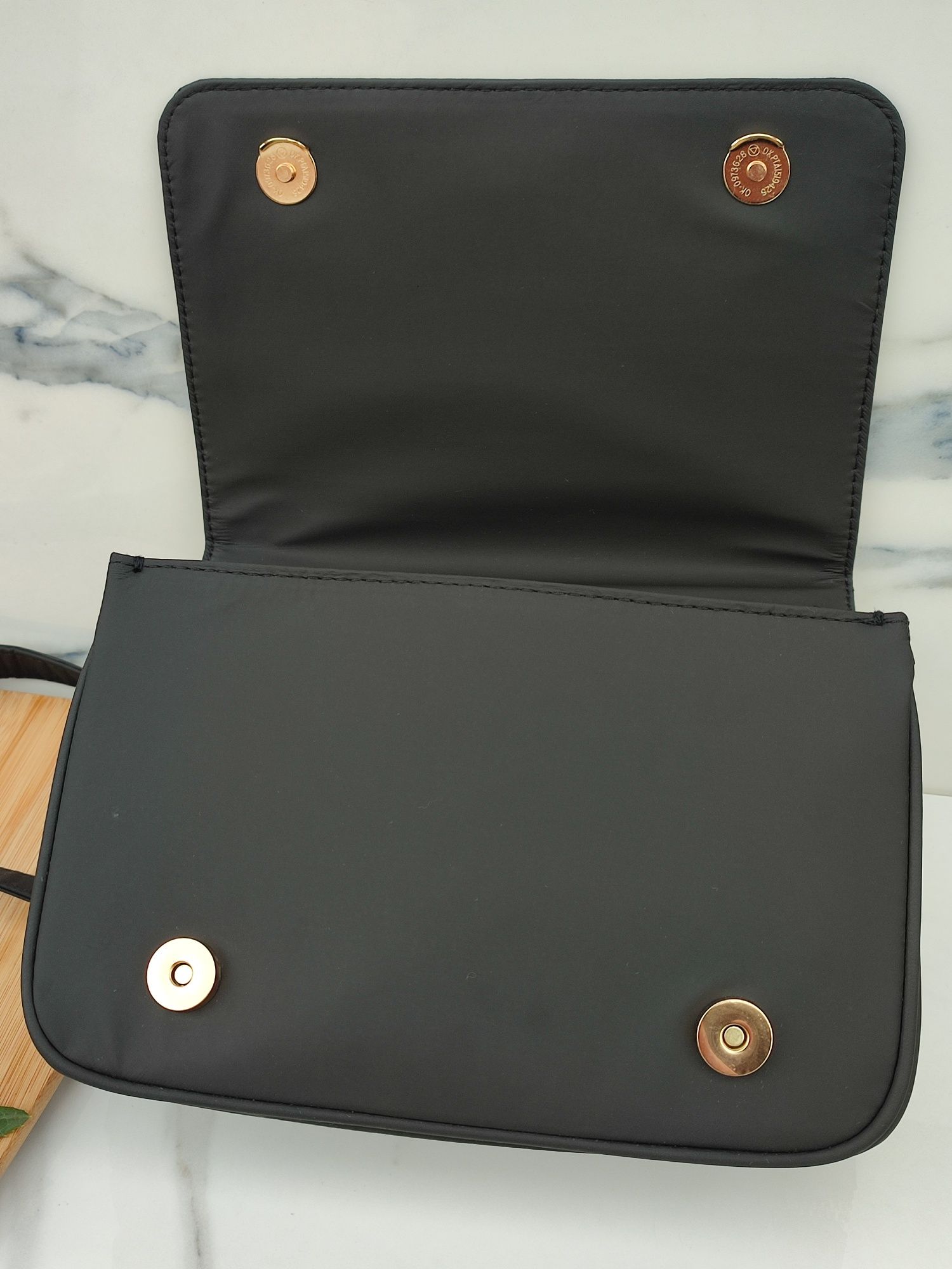 Розкішна сумка через плече Versace, сумочка-гаманець, чорно-золот