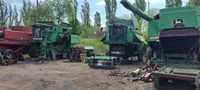 Розборка комбайна Джон Дир John Deere STS