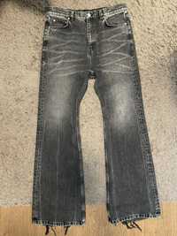 Balenciaga Grey Flared Jeans
